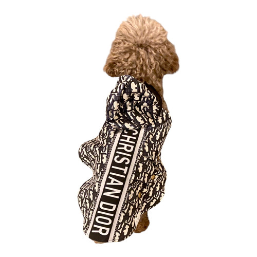 Navy & White hoodie poncho raincoat