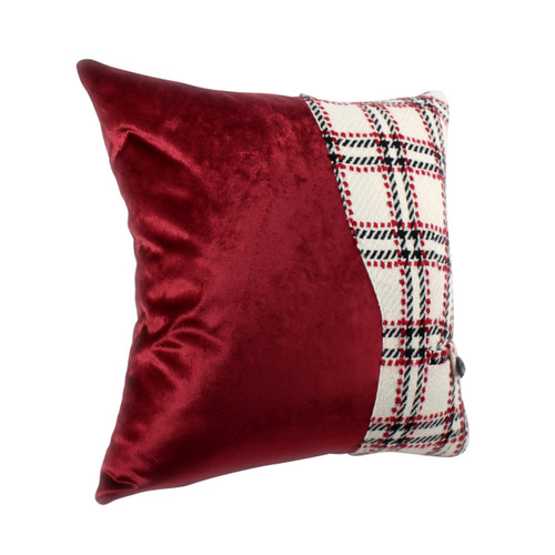 plaid decorative pillows
