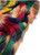 Rainbow faux fur coat
