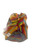 Rainbow stripe  silk vest dress
