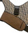 Navy & Beige Leather & Canvas Monogram Harness