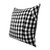 Black and White Decorative Pillow | Checkmate // 01 Side View 2
