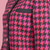 Pink and Black Houndstooth Jacket Before Being Crafted Into a Pillow