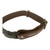 Ribbon and leather collar