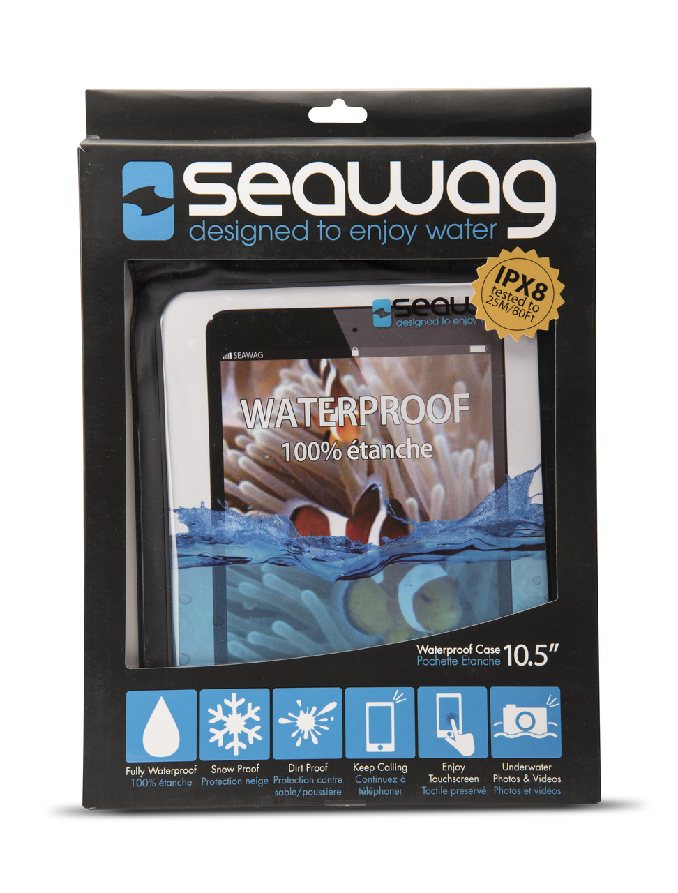 Seawag Waterproof Case For Tablets Black - SEAWAG USA