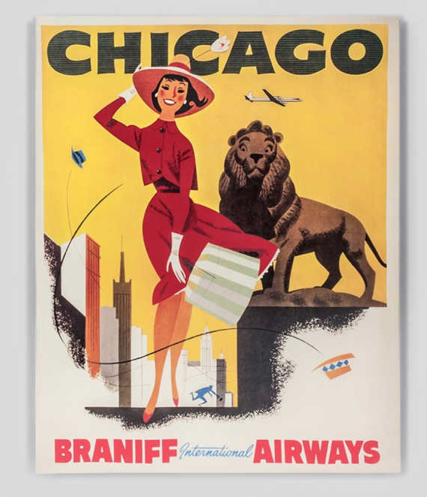 Bally Chicago Vintage Poster - Print Decor - MIRRORS.ART.FRAMING