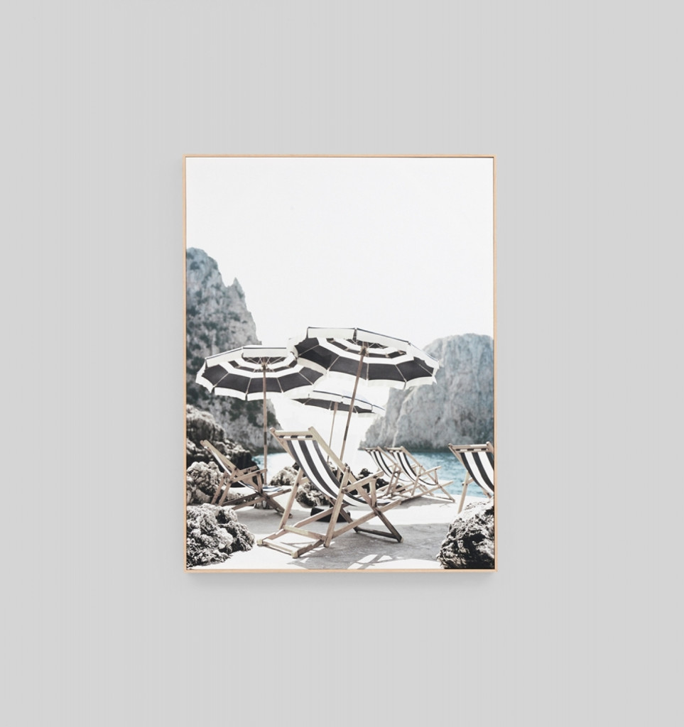 Italian Afternoon Framed Canvas