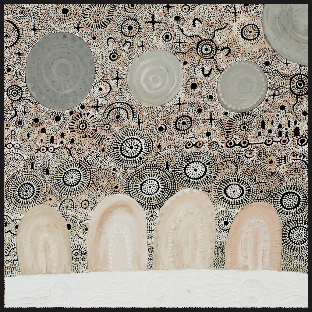 New Moon | Framed Canvas Print