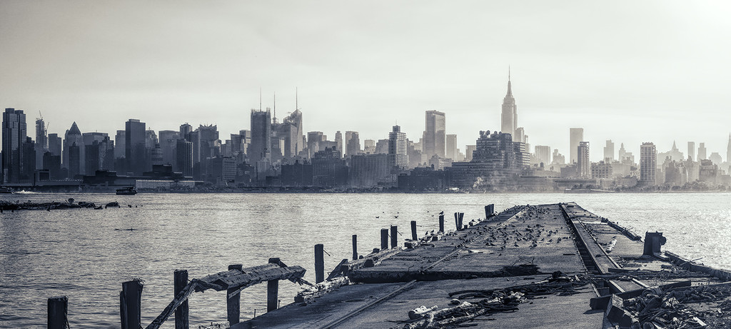 Hoboken Pier | Wide Format | by Nick Psomiadis