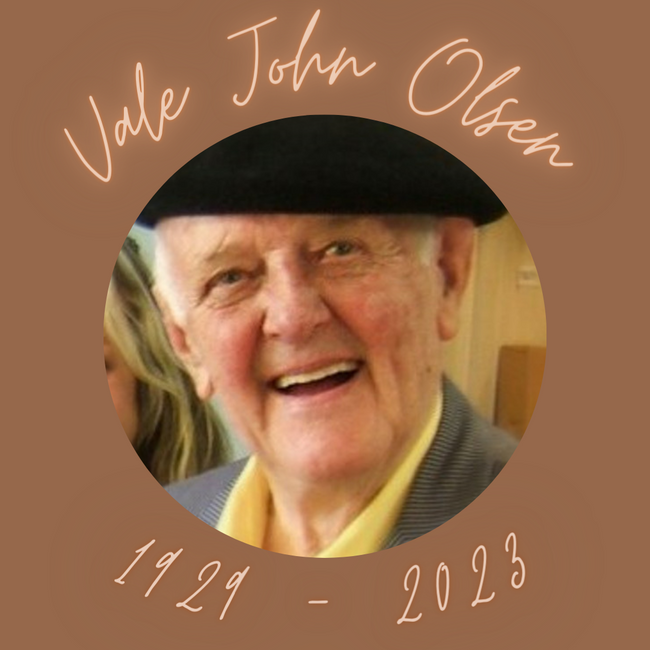 Vale John Olsen | 1928 - 2023