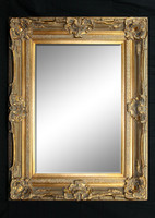 Print Décor - Grand Ornate Gold Beveled Mirror