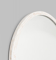 Cove Arch Mirror | White | Print Decor