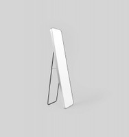 Simplicity Curved Freestanding Mirror | Silver