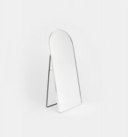 Metal Arched Freestanding Mirror | Silver