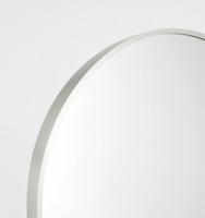 Metal Arched Freestanding Mirror | Silver