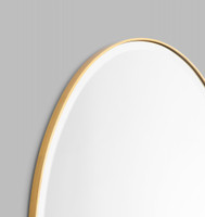 Lolita Oval | Brass 135 x 90 cm