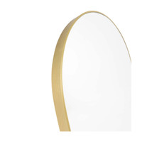 Lisa Arched Metal Mirror | Brass 