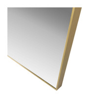 Lisa Arched Metal Mirror | Brass 
