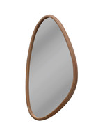 Organic Shaped Oak Mirror
