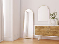 Lisa Arched Metal Mirror