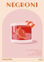 Negroni Art Print 