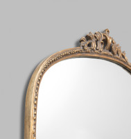 Hepburn Mirror | Gold Detail | Print Decor