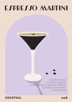 Espresso Martini Art Print | Framed