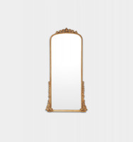 Hepburn Arched Mirror Tall Leaner Gold