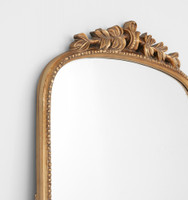 Hepburn Arched Mirror Tall Leaner Gold