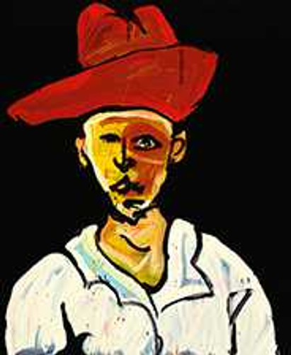 Print Decor | Adam Cullen | Man in Red Hat