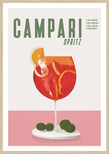 Campari Spritz Framed Print 