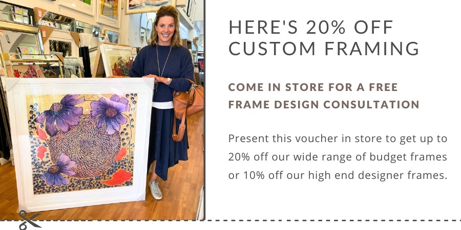 Custom Framing Discount Voucher