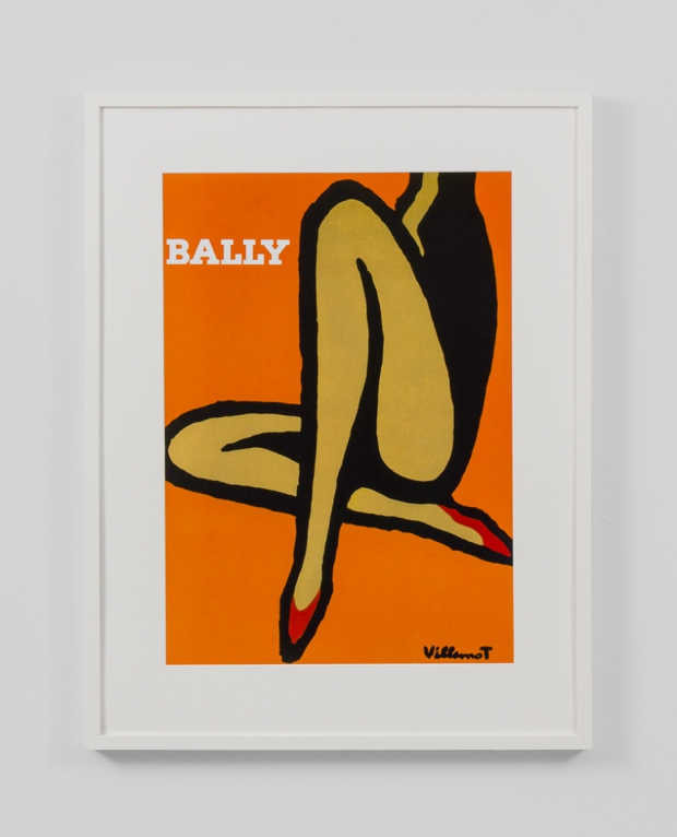 3 x Bally Kick Bally Man Bally Woman Villemot Vintage Unframed Prints Posters