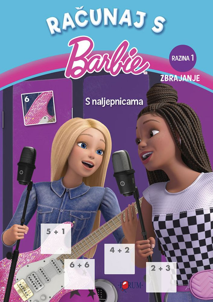 Ama Razina Računaj s Barbie - Razina 1 - Zbrajanje - Školska knjiga webshop
