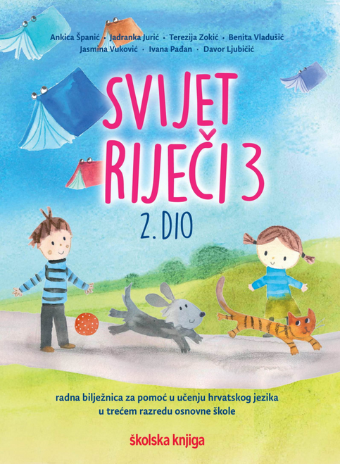 SVIJET RIJEČI 3, 1. i 2. DIO - komplet radnih bilježnica za pomoć u učenju hrvatskog jezika u trećem razredu osnovne škole