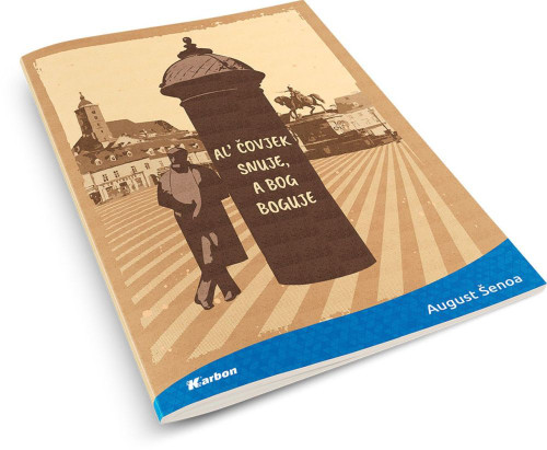 Bilježnica A4/D KARBON s memom 42L AUGUST ŠENOA