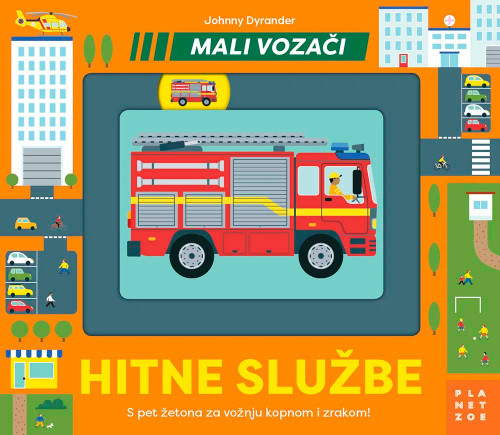 Naslovnica knjige Mali vozači: Hitne službe