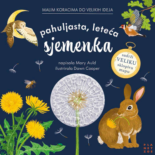 Naslovnica knjige pahuljasta, leteća sjemenka