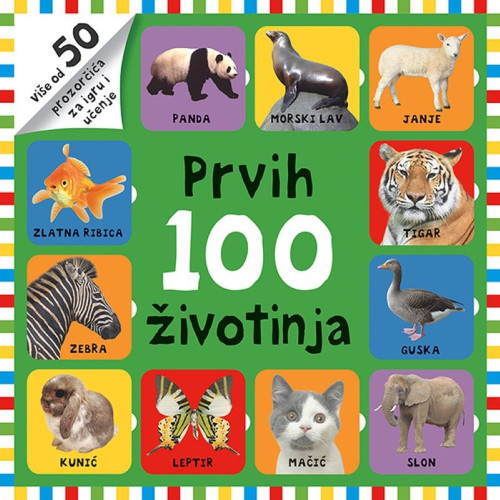 Slika naslovnice Prvih 100 životinja