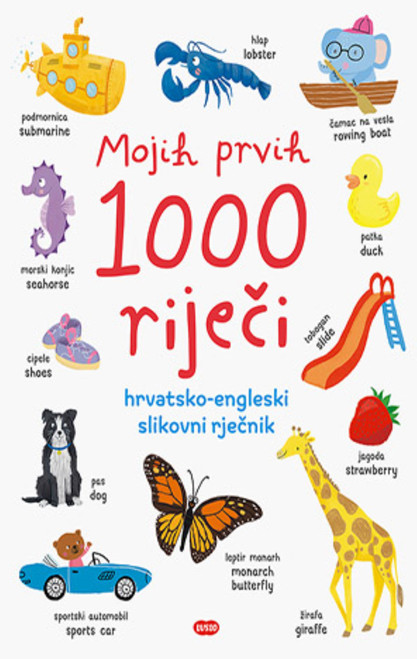Slika naslovnice Mojih prvih 1000 riječi