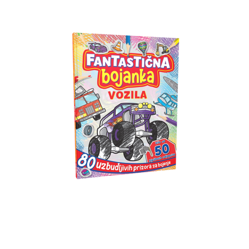 Slika naslovnice Fantastična bojanka – Vozila