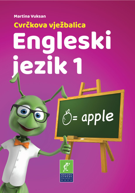 Naslovnica Cvrčkova vježbalica Engleski 1