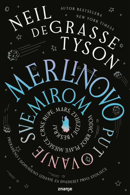 Naslovnica knjige Merlinovo putovanje svemirom Naslovnica knjige Merlinovo putovanje svemirom