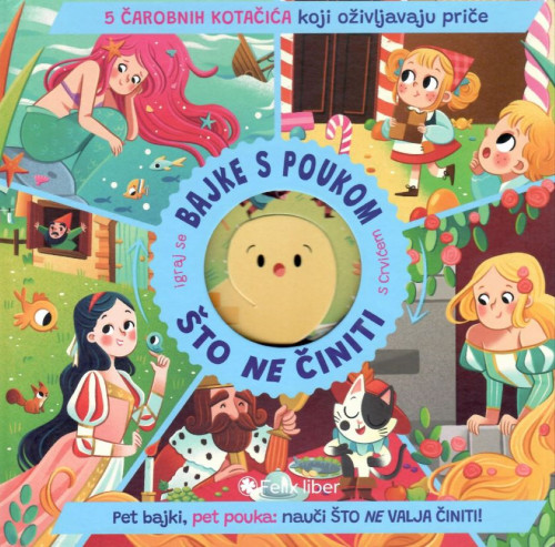 Naslovnica knjige Bajke s poukom što ne činiti