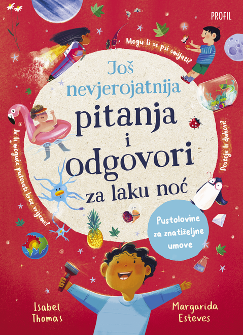 Naslovnica knjiga Još nevjerojatnija pitanja i odgovori za laku noć