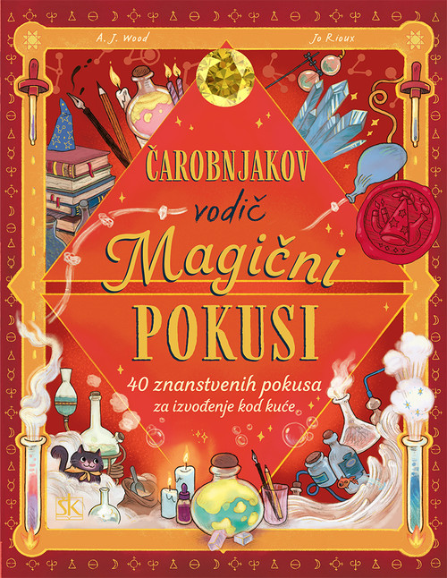 Naslovnica knjige Čarobnjakov vodič – Magični pokusi
