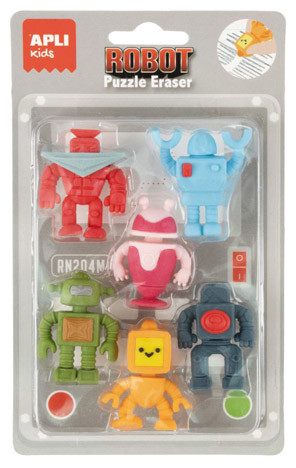 Gumice puzzle Apli Roboti