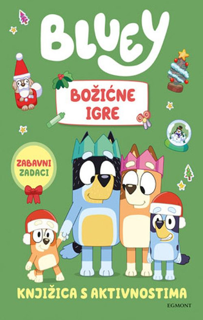Naslovnica knjige Bluey: Božićne igre
