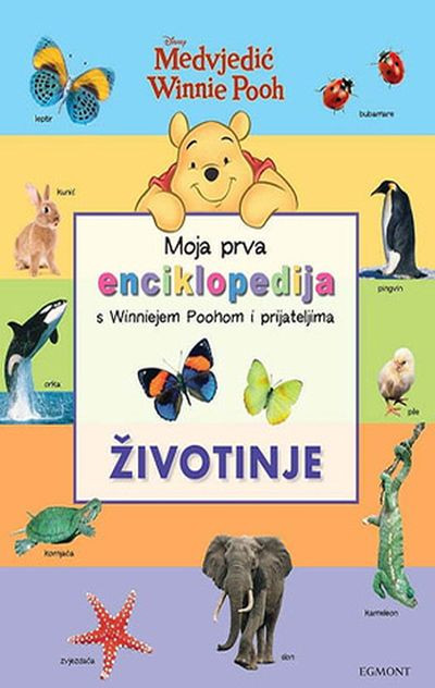 Naslovnica knjige Medvjedić Winnie Pooh: Enciklopedija životinje