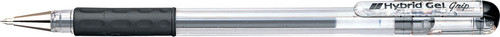 Gel pen 0,6 PENTEL Hybrid Gel Grip K-116-A crni P12/576